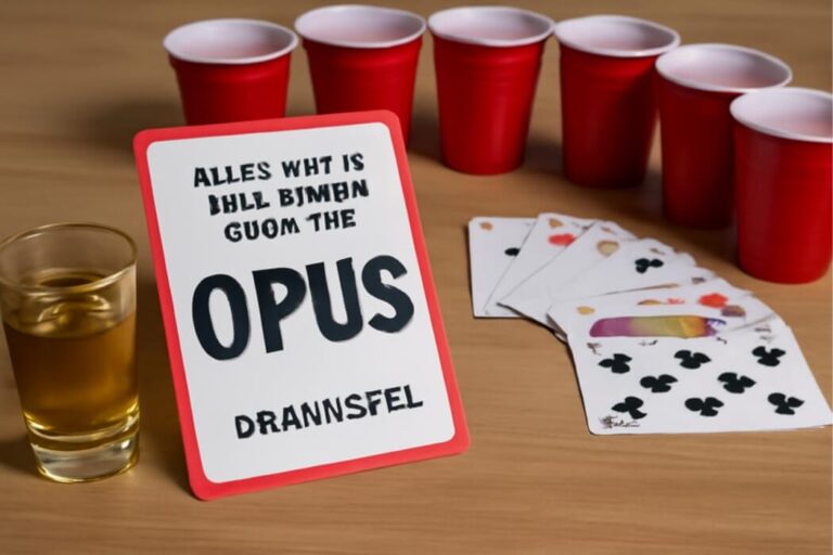 Alles wat je moet weten over het Opus drankspel