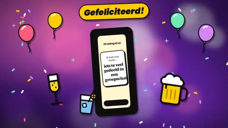Drankspel spelen op een verjaardag