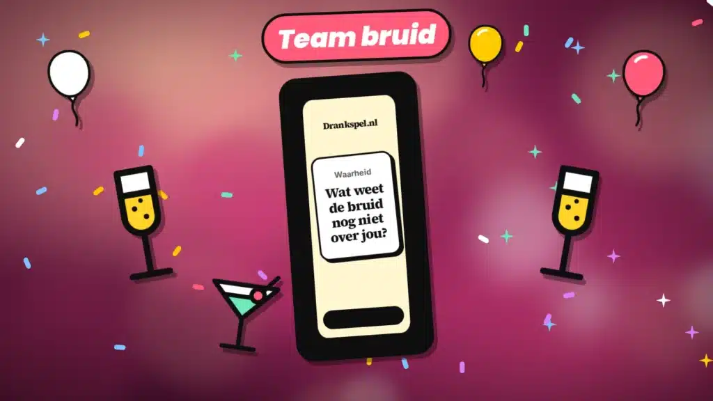 Drankspel op een vrijgezellenfeest
