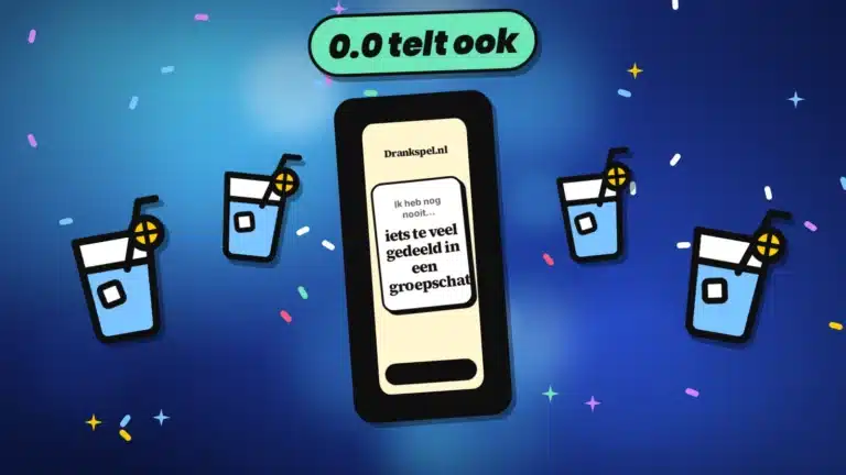Drankspel spelen met alcoholvrije drankjes