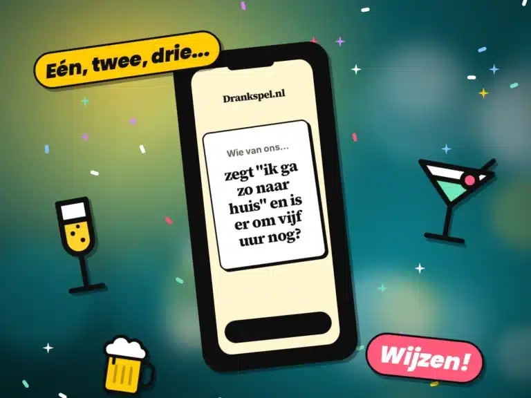 Wie van ons? spelen met vrienden